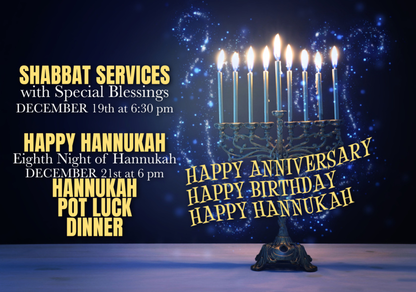 Weekly Shabbat, December 19, 2025