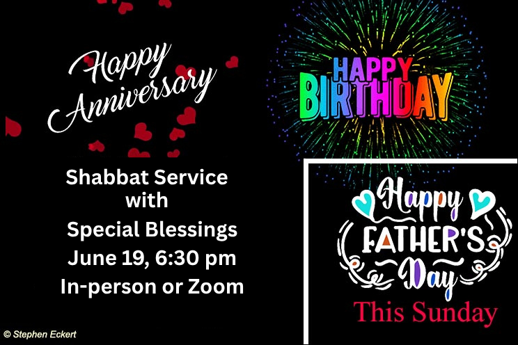 Weekly Shabbat, June 19